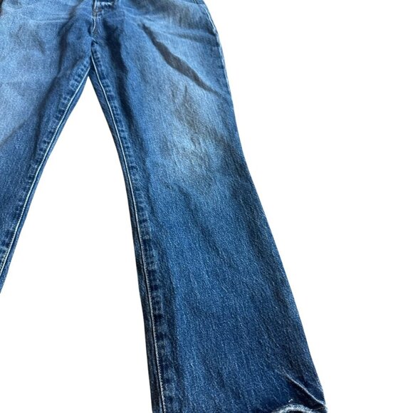 Frame Le High Straight Kenmore Medium Wash Denim Jeans Cotton Size 28 Women's - Picture 3 of 11
